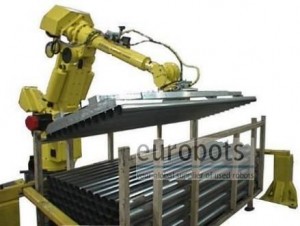 کاربرد روباتهای صنعتی در جابجایی قطعات
